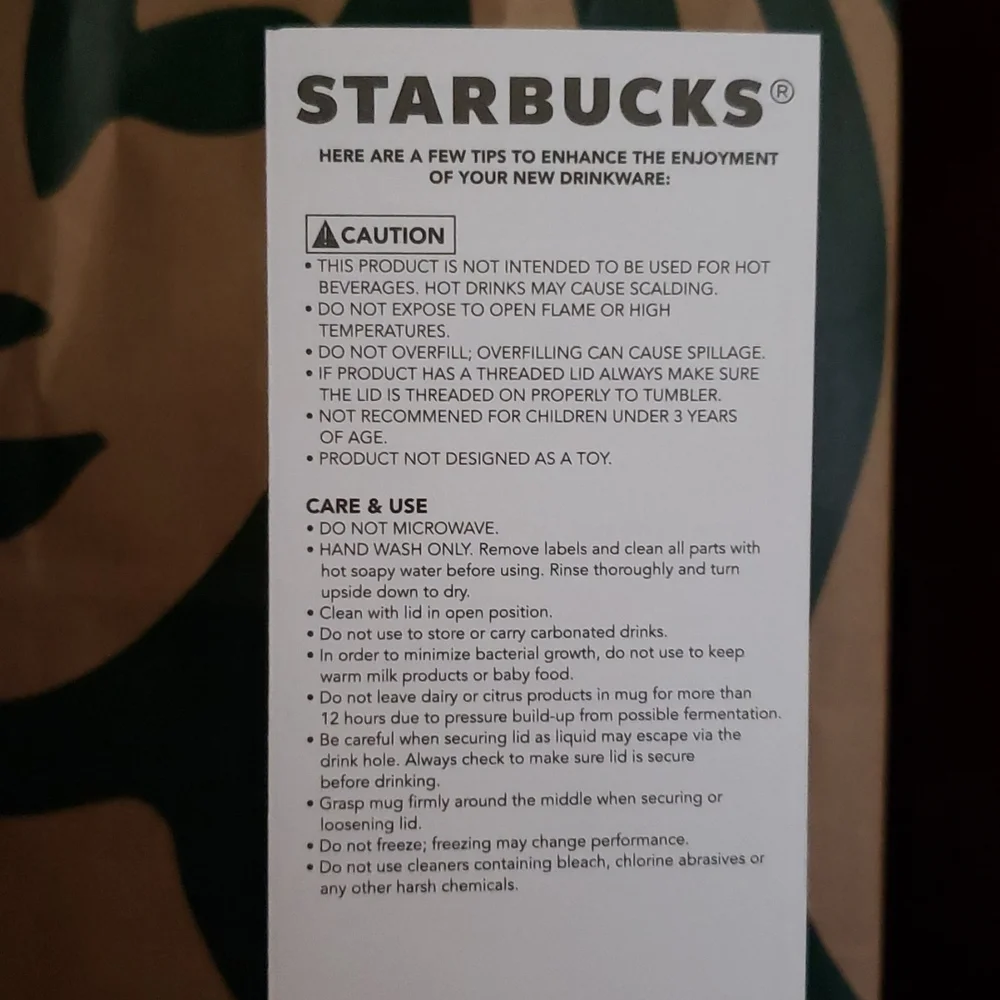 Starbucks Disney Cold Cup Tumbler 24 oz. - Picture 7 of 7